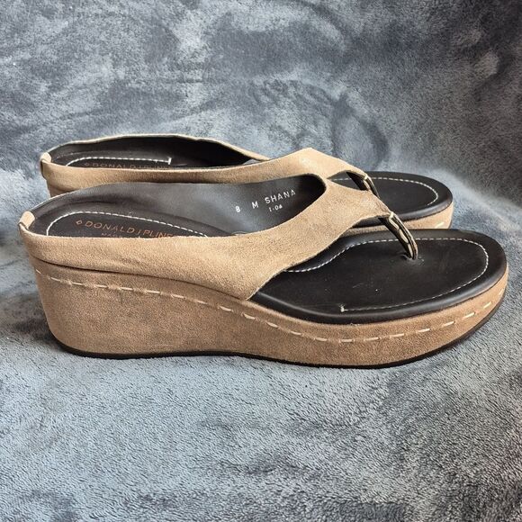 Donald J Pliner SHANA Size 8 Wedge Sandal - Picture 4 of 6